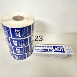 Lot of Brand New ADT Security Decal Stickers