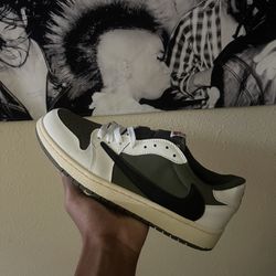 Jordan 1 Retro Low OG SP Travis Scott Olives