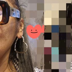 COSTUME JEWELRY HEART SHAPE PIERCED EARRINGS