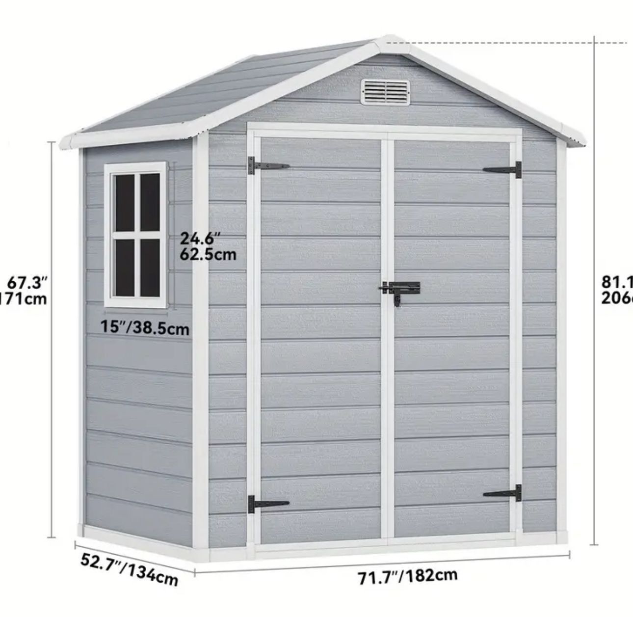 Plastic Shed Brand New In Box 6x4.4