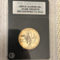 25 cents 2003 S. Coin USA. Proof collection