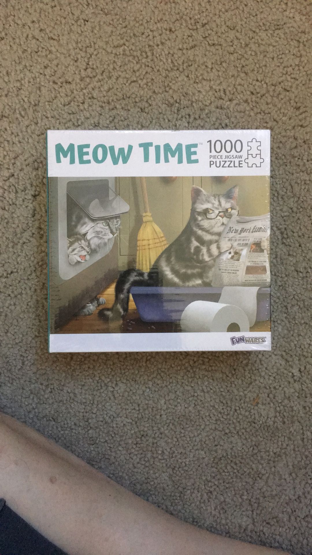 SEALED Jigsaw Puzzle MEOW TIME Fun Wares SEALED