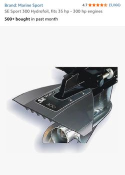 Marine Hydrofoil Stabilizer