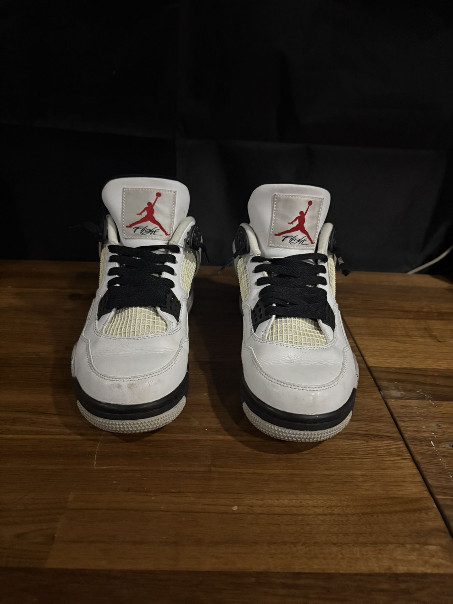 Nike Air Jordan 4 Retro OG "White Cement" Men’s 9