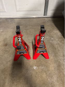 Torin Jack stands (Pair), 2 ton capacity each.