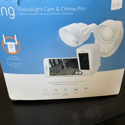 Ring Floodlight Camera And Chime Pro