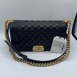 Chanel Caviar Quilted Boy Bag