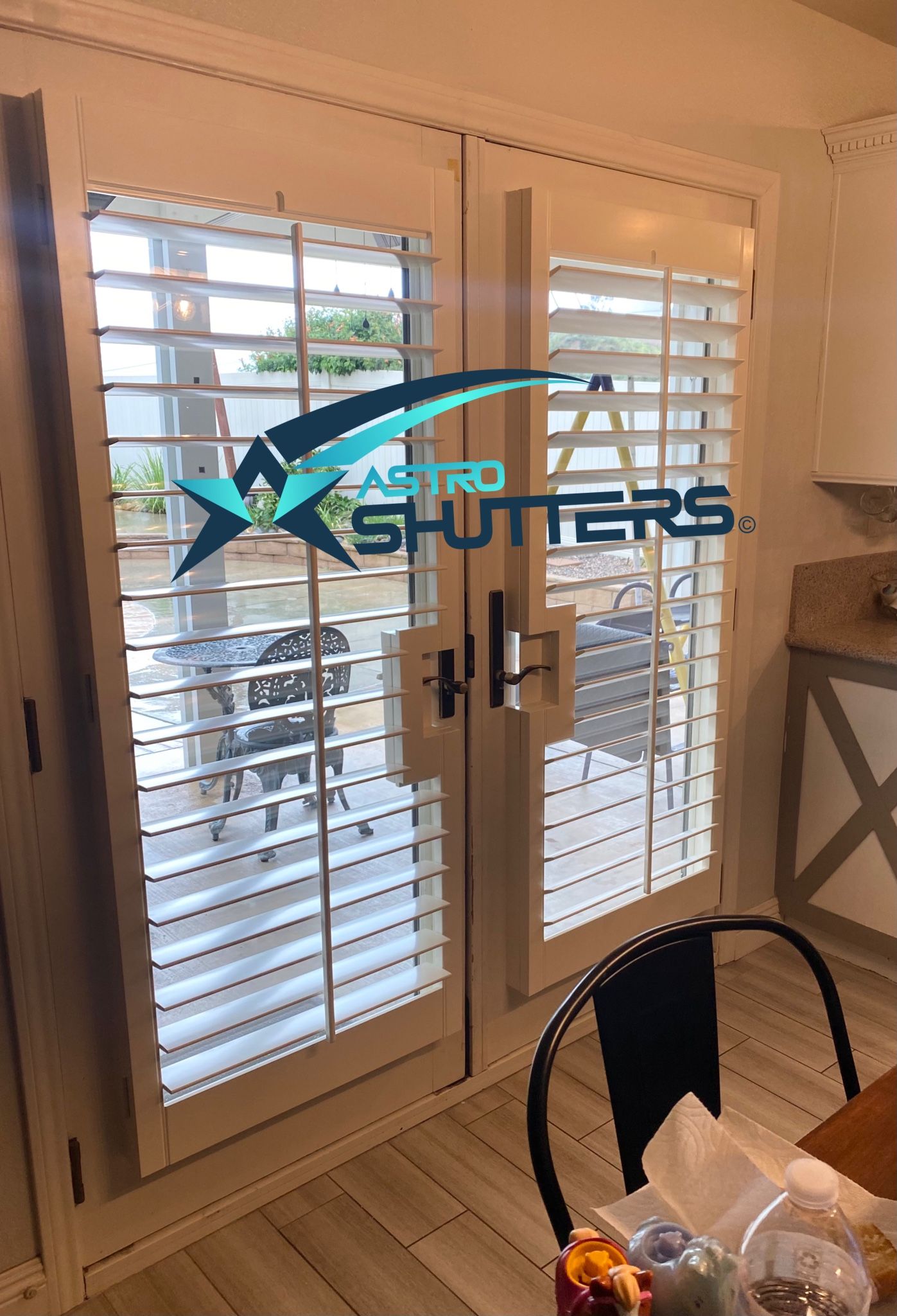 Interior Real Wood Shutters- For Windows, Sliding Doors, French Doors, Closets, & more! (Persianas de Madera) P#: (951) 573-2560