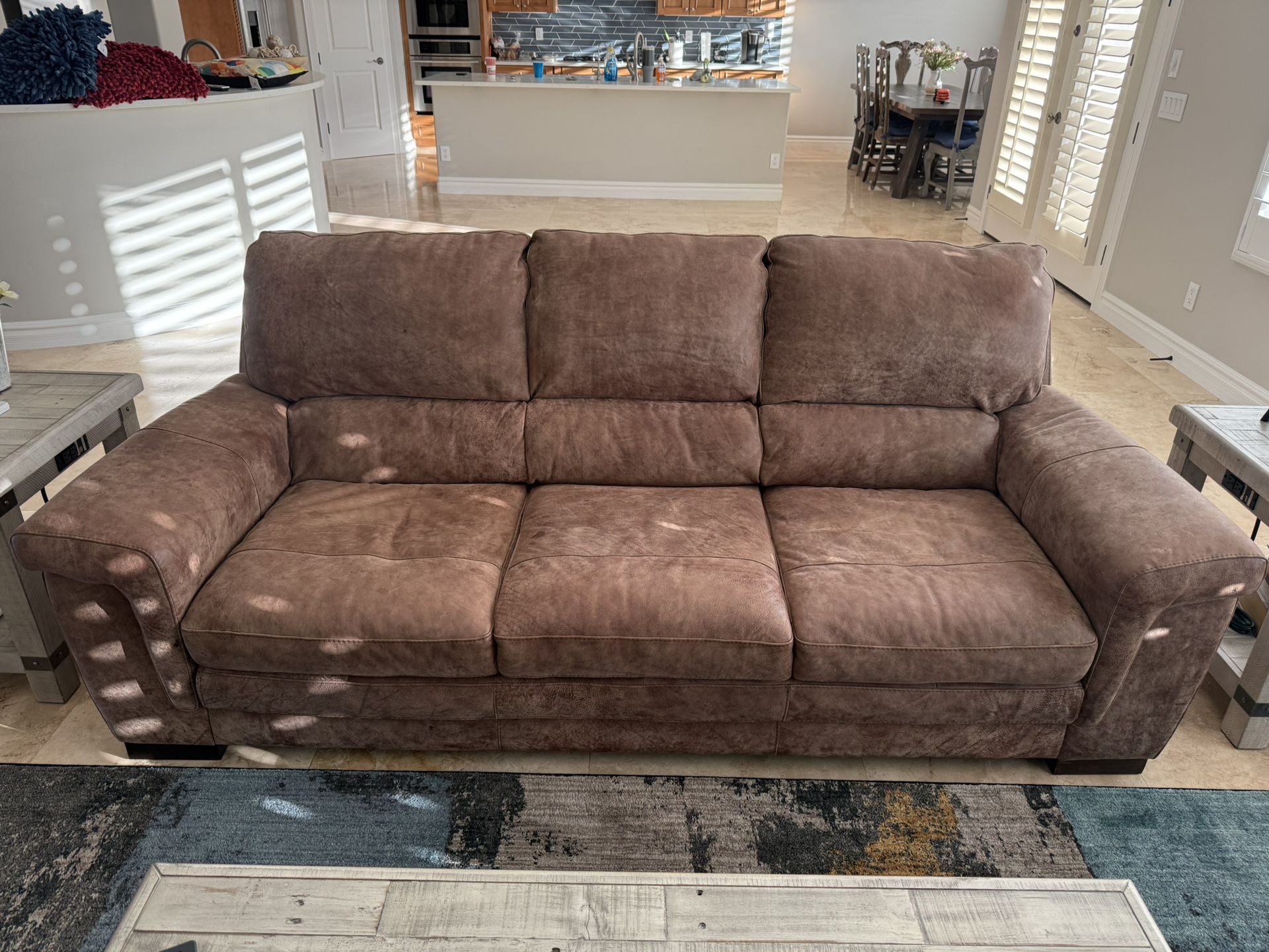 Italian Leather Couch
