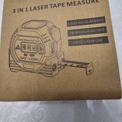 3 in  1  Laser Tape Measure