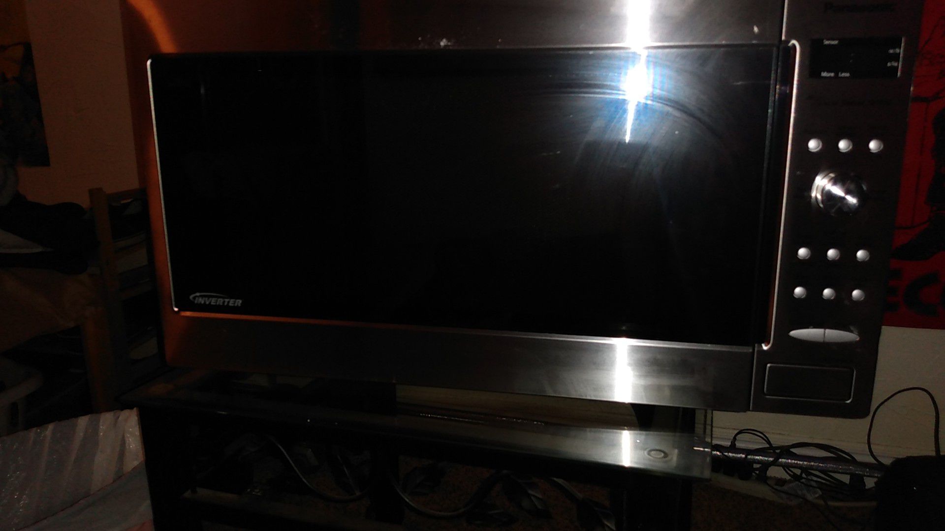 Stainless steel Panasonic inverter microwave