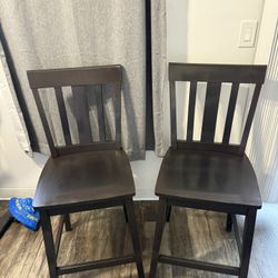 Two IKEA Bar Stools /Chairs Good Condition