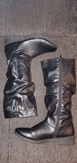 Black Leather Boots