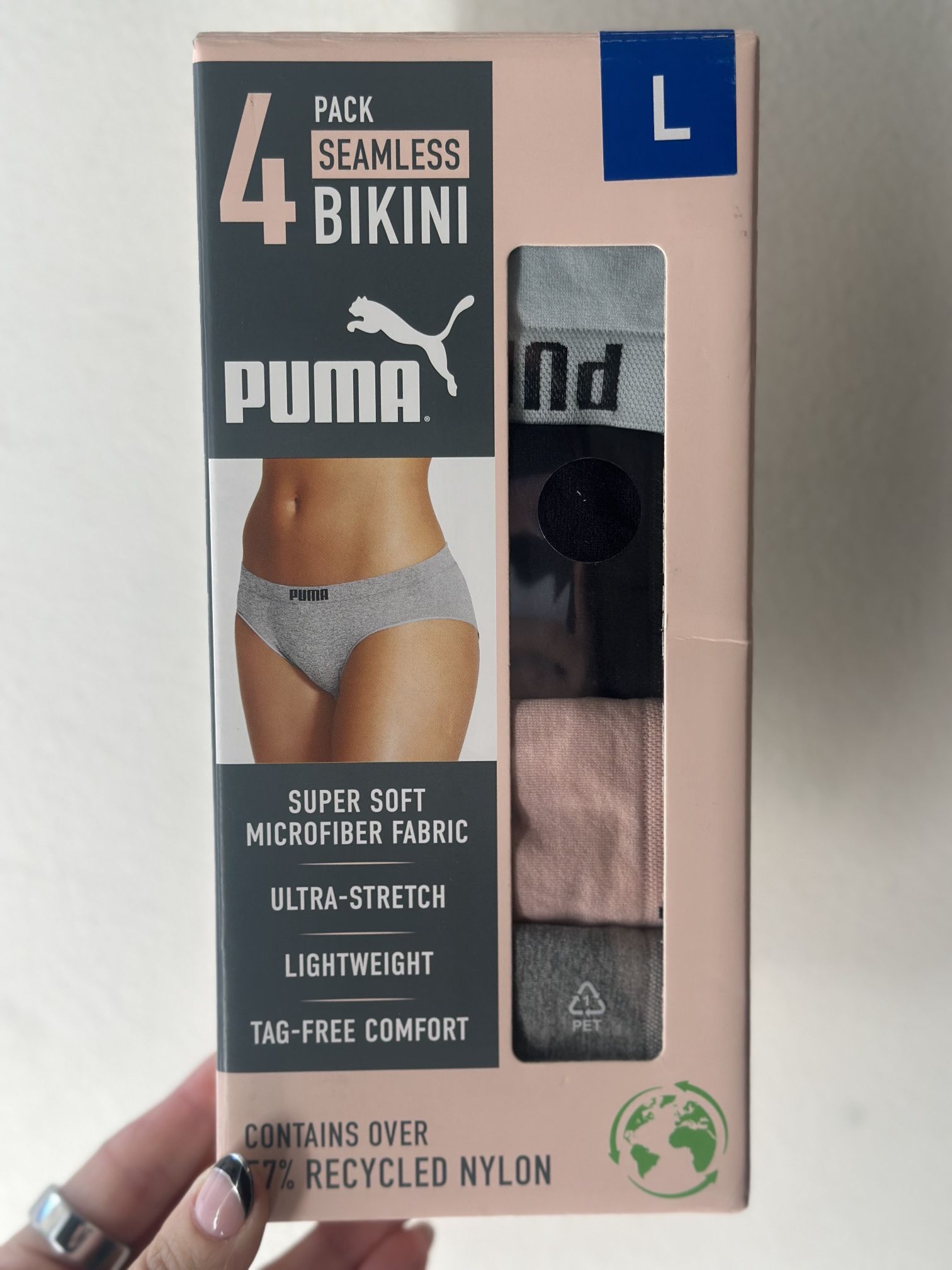 PUMA SEAMLESS BIKINI 4 pk