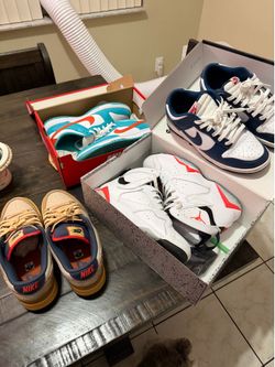 Jordan Nike dunk lot men’s size 9 authentic bulk back to school sale
