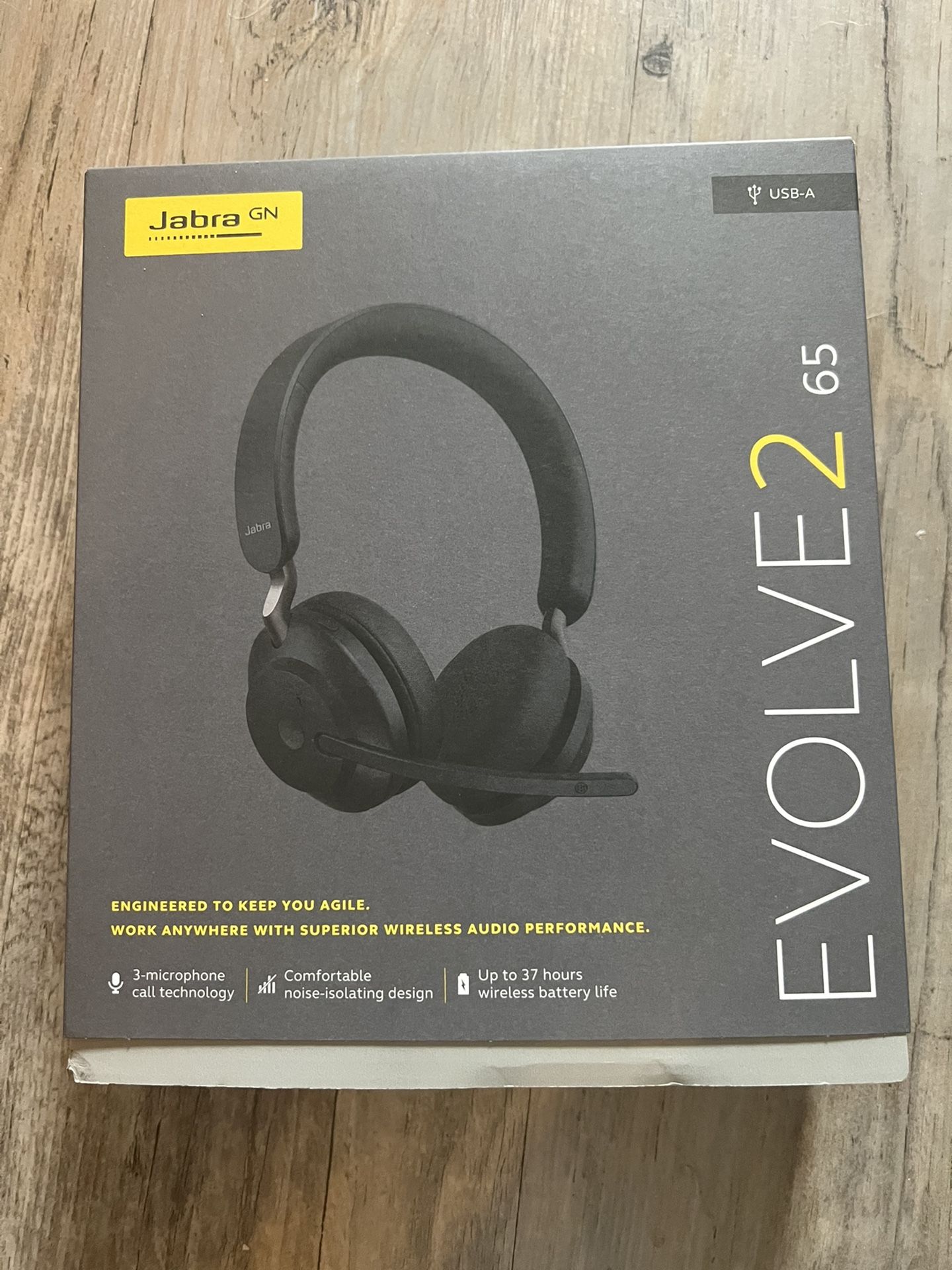 Jabra Evolve2 65 Link380a UC Wireless Headphones 