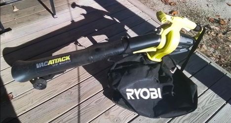 Ryobi VacAttack Leaf Mulcher Blower Vac* good shape