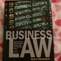Business Law Author, Henry Cheesman