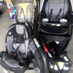 Travel System- Stroller With Car Seat, Baby Electric Swing. 
