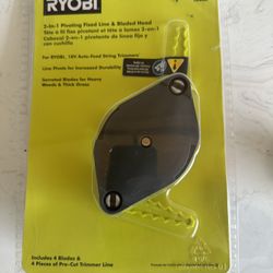 Ryobi 2-in-1 Pivoting Fixed Line & Bladed Head
