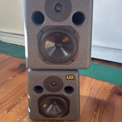 KRK Studio Monitor Speakers (Pair) – Vintage 