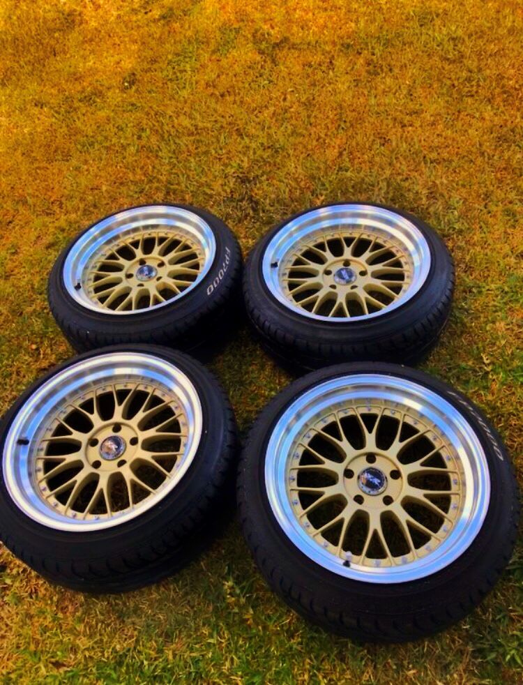 Xxr 18x10 all around brand new wheels rims 225/45/18 (stretch,falken,tires,19,concavo,concave,squared,350z,g35,g37,trade,straggered,)