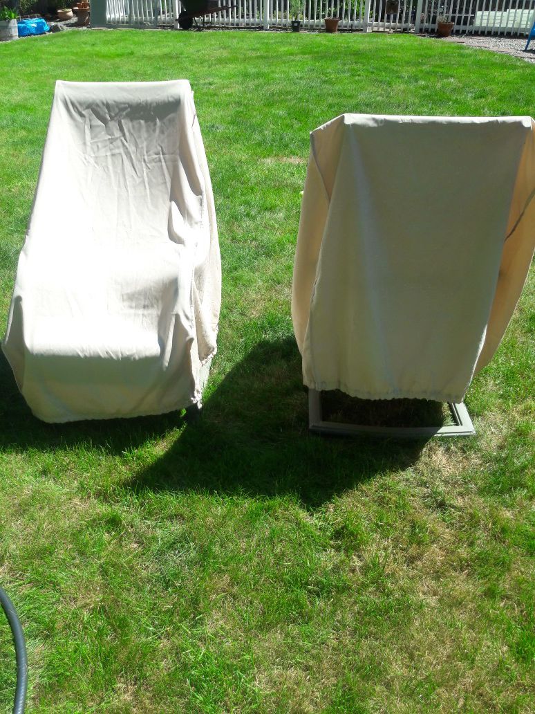 OUTDOOR FURNITURE COVERS ($8 EACH)