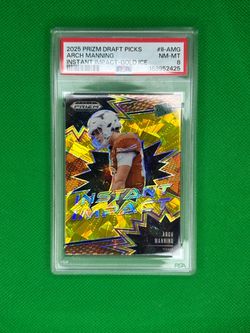 2025 Arch Manning instant impact gold ice Psa 8