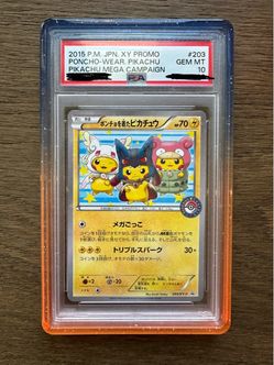 Pikachu poncho PSA 10