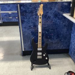 Sawtooth ST-M24 Electric Guitar Satin Black Batio series