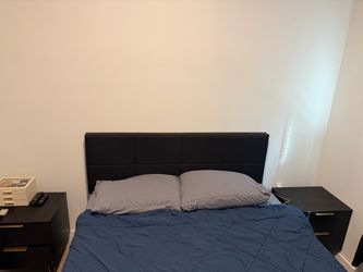 Base para cama queen con mesas de noche