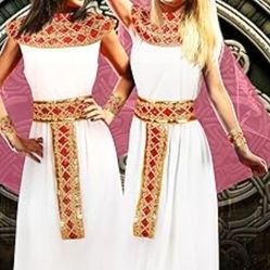 Dress Costume Sequins with Collar Size L Girls 9-11 Years Old