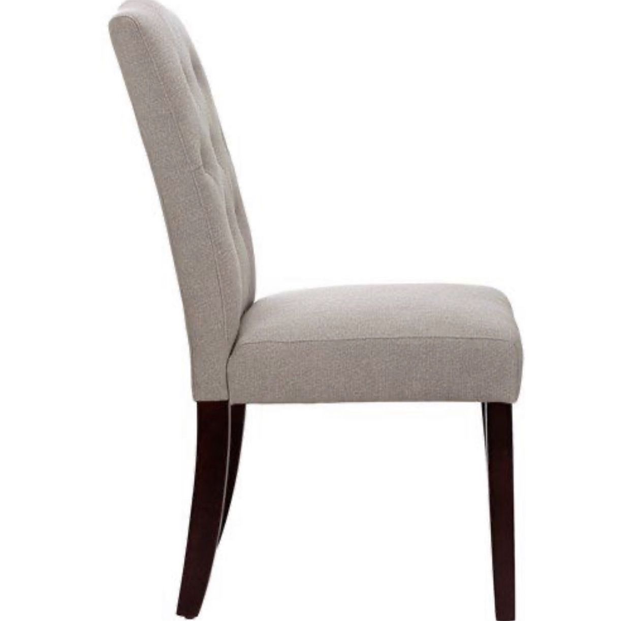 Brand New Contemporary Upholstered Tufted Dining Side Chair