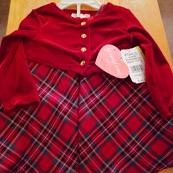 Brand New Baby Girls 12-months Youngland Dress Set 