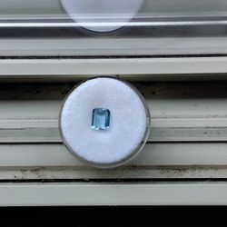 Emerald Cut Aquamarine Gemstone 