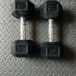 Dumbells - 25lbs Set