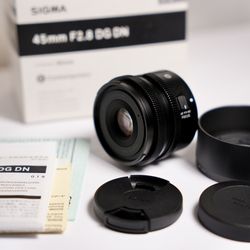 Sigma 45mm f/2.8 DG DN Contemporary Lens for Sony E