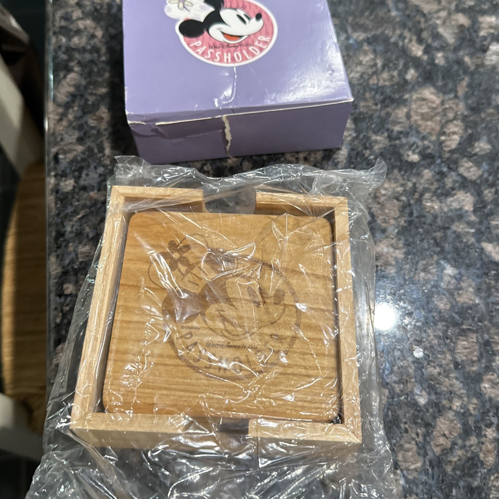 Disney Pass holder Coaster Set