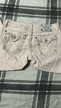 light pink capri miss me jeans