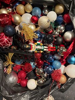 Large Lot of Mixed Christmas Ornaments