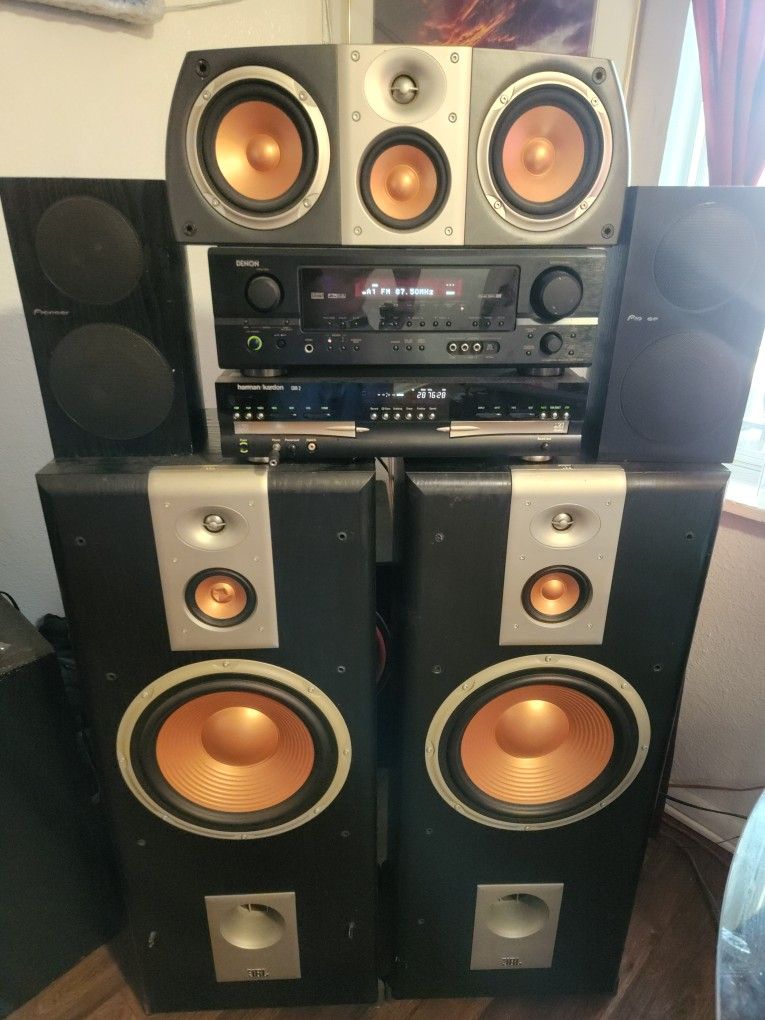 Denon And JBL Harmon Kardon