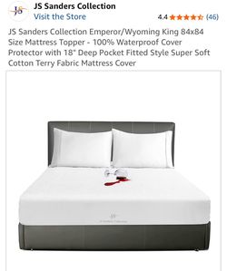 JS Sanders Collection Emperor/Wyoming King Mattress Topper
