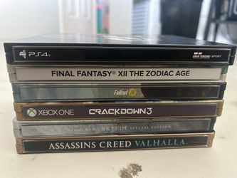 PS4 and Xbox steel case games