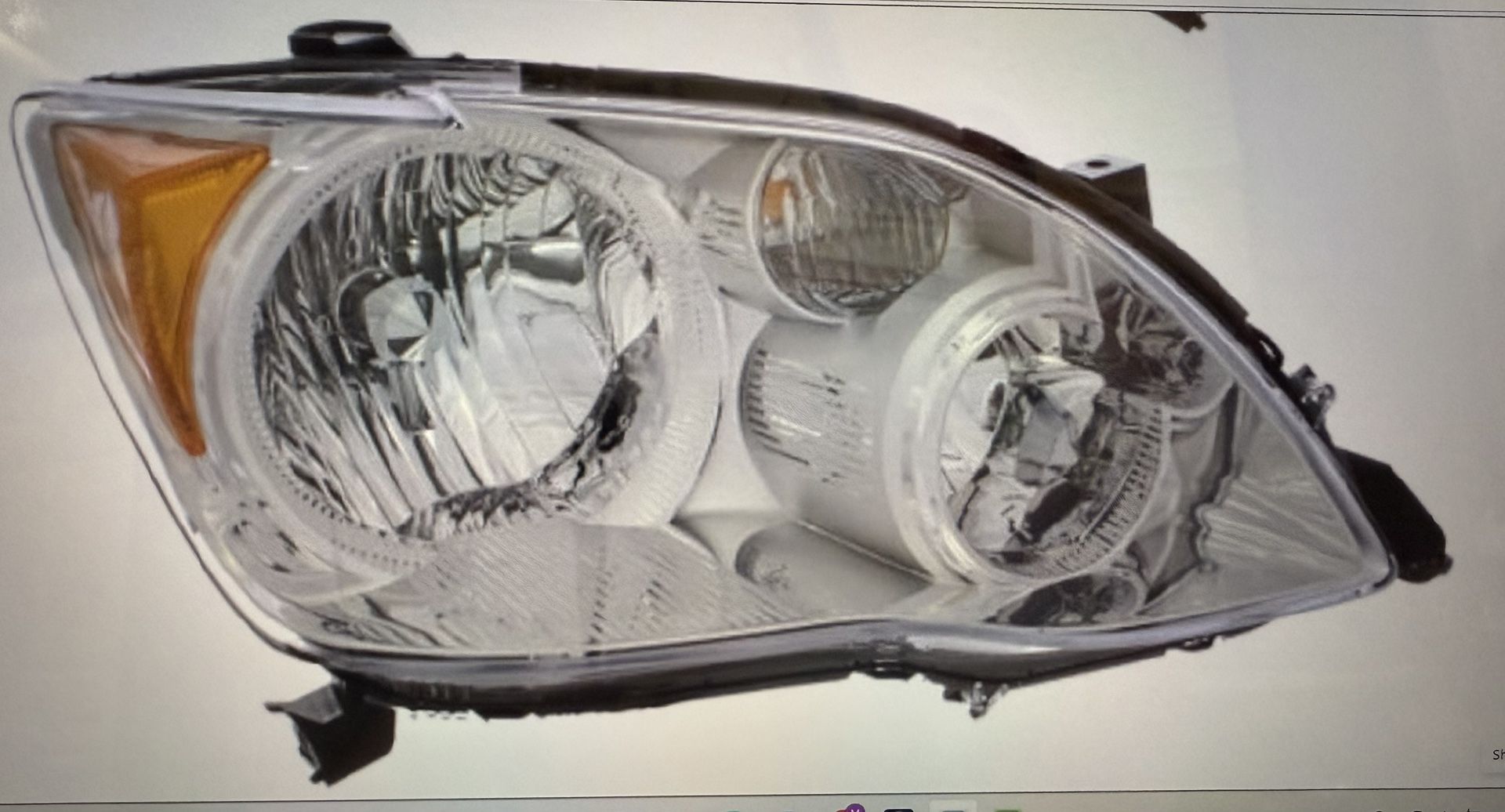 2010 Toyota Avalon Right side headlight halogen