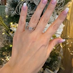 14K Gold Engagement Wedding Ring With Natural 1ct Solitaire Diamond