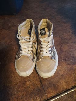 VANS LIGHTNING BOLT HOUNDSTOOTH SHOE WOMEN'S WOMEN'S SIZE 8