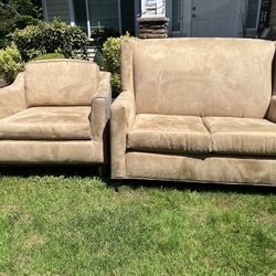Loveseat And Matching Chair 