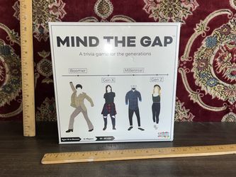 Mind The Gap Board Game "A Trivia Game For The Generations"