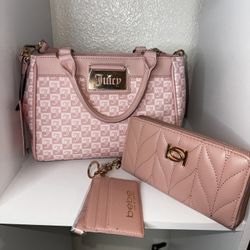 Juicy Couture Purse & Bebe Wallet 