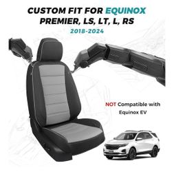 (Brand New in Box)  for Chevy Equinox Seat Covers - Custom Fit Seat Covers for Chevy Equinox 2018-2024 Premier, LS, LT, L, RS (Not for EV)- Waterproof